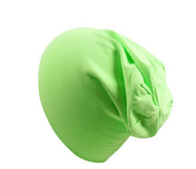Load image into Gallery viewer, green children chemo beanie
