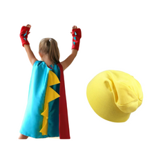 Load image into Gallery viewer, Children Cancer Dinosaur Cape and Beanie Hat Set Cancer Gift
