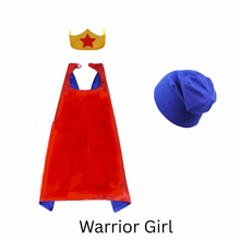 Load image into Gallery viewer, Children Cancer Superhero Cape and Beanie Hat Set Cancer Gift Kids Superhero Chemo Beanie and Cape Set Child Chemotherapy Gift
