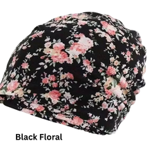 Load image into Gallery viewer, Ultra Soft Slouchy Floral Beanie Hat Chemotherapy Hat | Warrior Sisters
