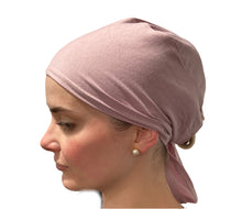 Load image into Gallery viewer, Summer Chemo Beanie 100% Cotton Simple Tie Back | Warrior Sisters

