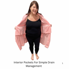 Load image into Gallery viewer, Mastectomy Recovery Robe | Warrior Sisters
