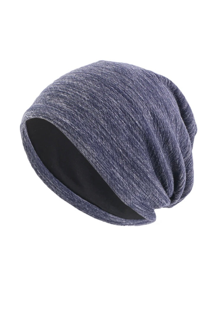 soft satin lined chemo beanie