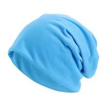 Load image into Gallery viewer, lake blue chemo beanie
