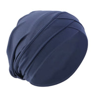 Load image into Gallery viewer, navy cross chemo beanie
