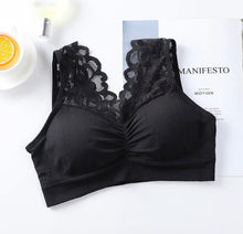 Load image into Gallery viewer, Black Mastectomy Bralette

