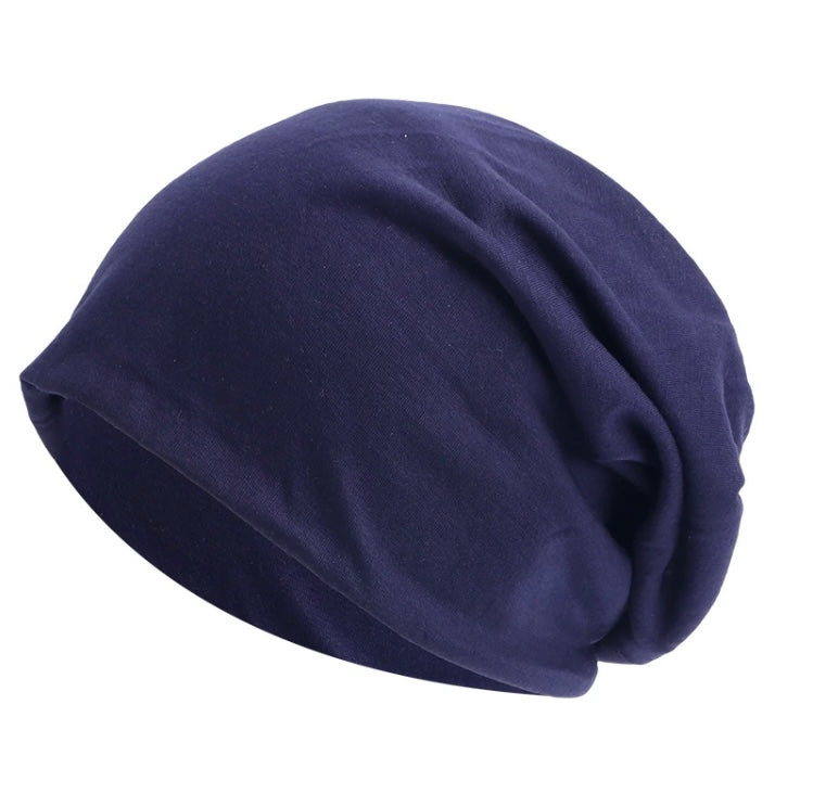 navy chemo beanie